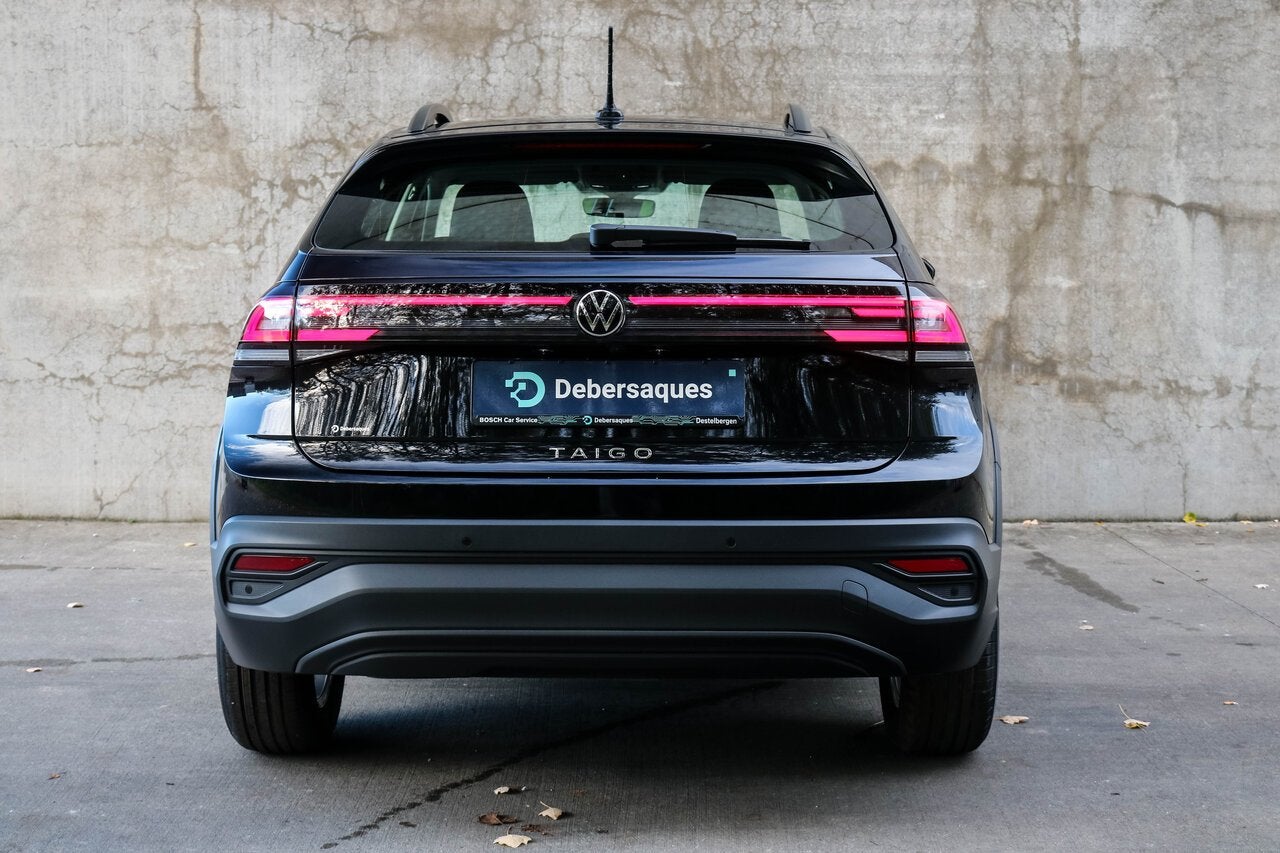 Volkswagen Taigo 1.0 TSI DSG | NAVI | PSENS+CAM | APP, Auto's, 0 kg, Zwart, Bedrijf, Taigo