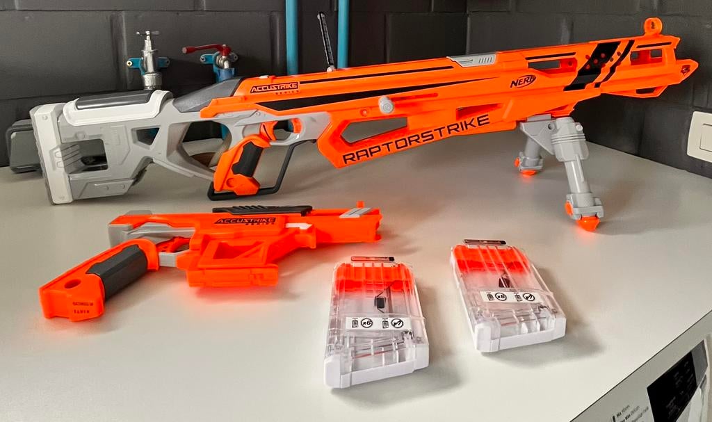 Nerf accustrike serie, Enlèvement, Comme neuf