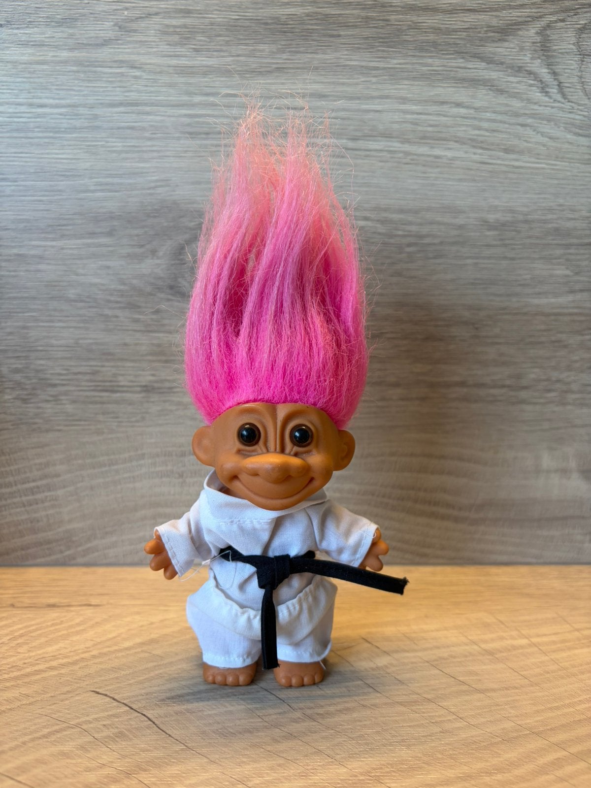 Poupée vintage Russ Berrie Troll — Troll de karaté, Enlèvement ou Envoi, Comme neuf