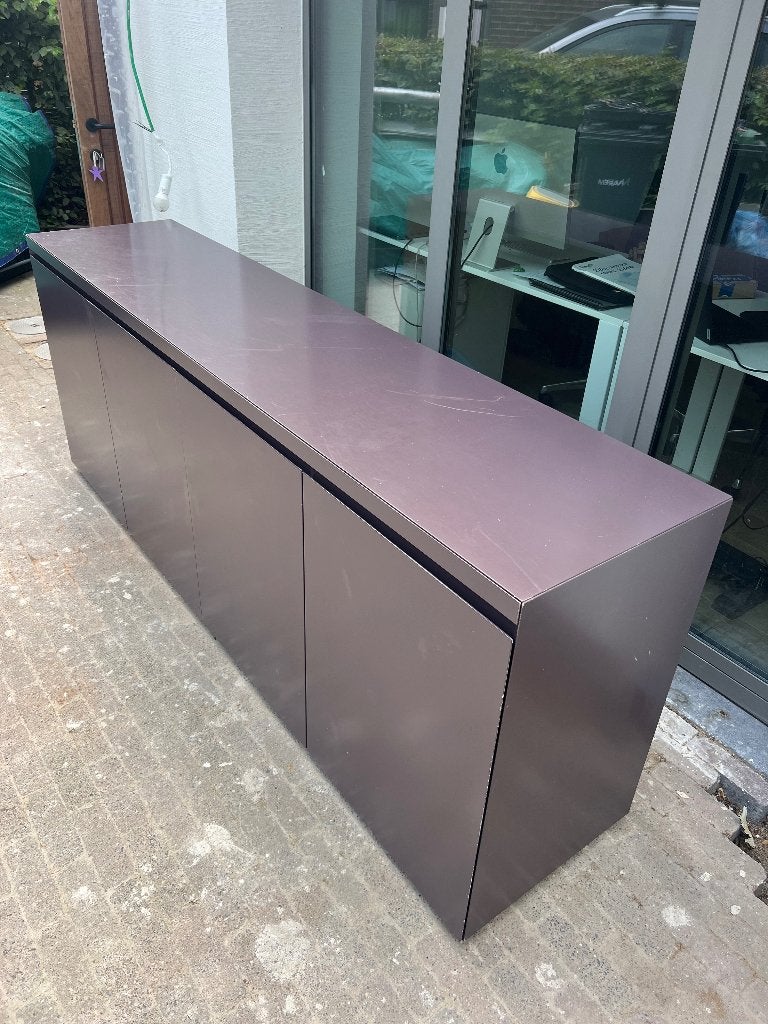 Moderne buffetkast – strak design en veel opbergruimte, Huis en Inrichting, Ophalen, Gebruikt, Met deur(en), Minder dan 100 cm