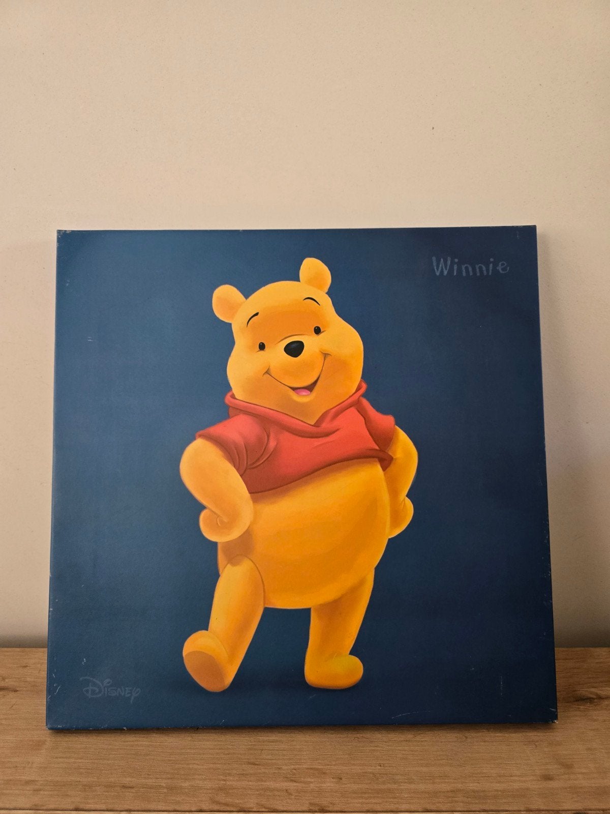Tableau toile Winnie l’Ourson Disney 32 x 32 cm, Enlèvement ou Envoi