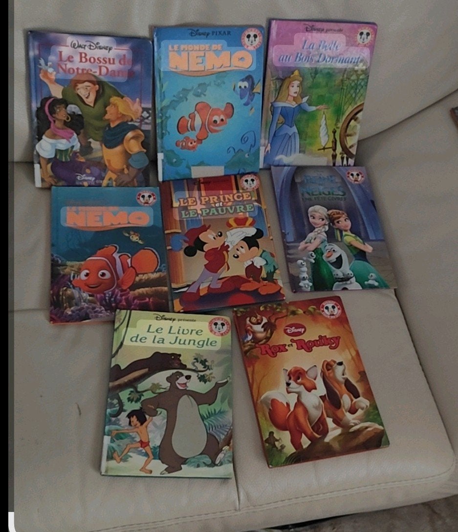 lot 8 livre Disney, Enlèvement ou Envoi