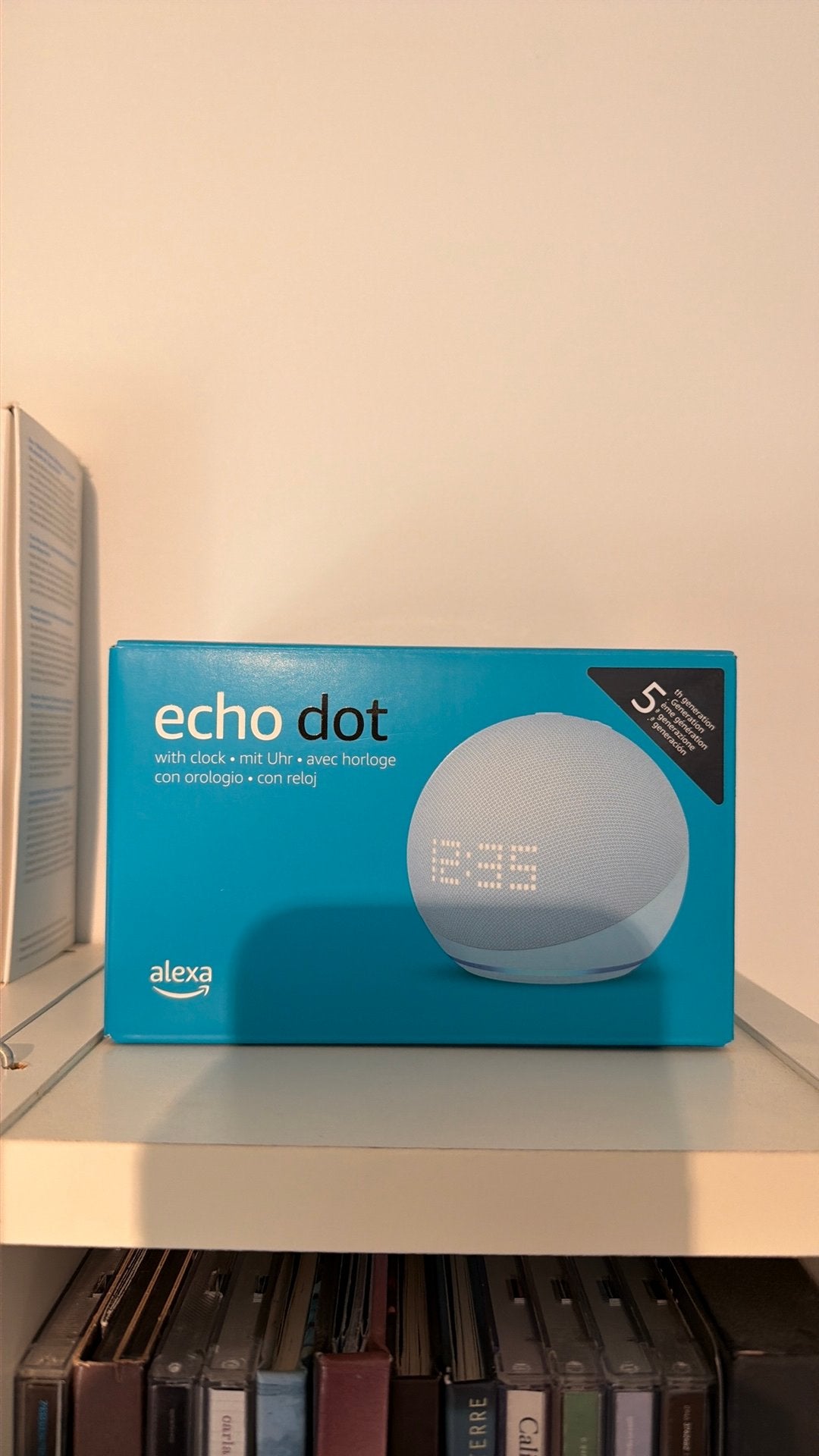 Amazon Echo Dot 5e generatie met klok, Overige merken, Slimme speaker, Inclusief kabels, Ophalen of Verzenden