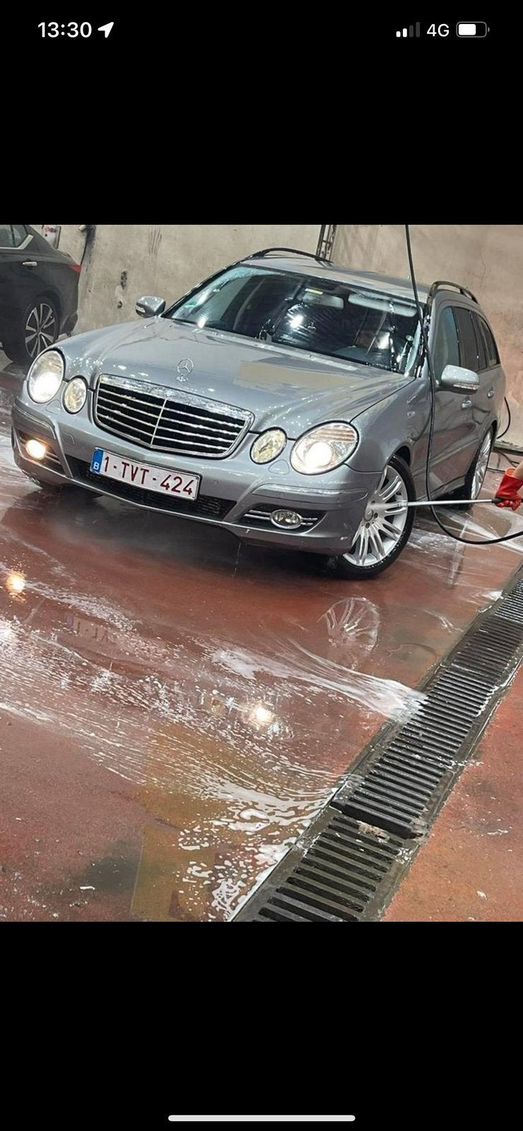 W211 2008 Unfall❗️❗️, Autos, Mercedes-Benz, Particulier, Classe E, Diesel, Euro 4, Break, 5 portes, Automatique, Noir, Cuir, Enlèvement