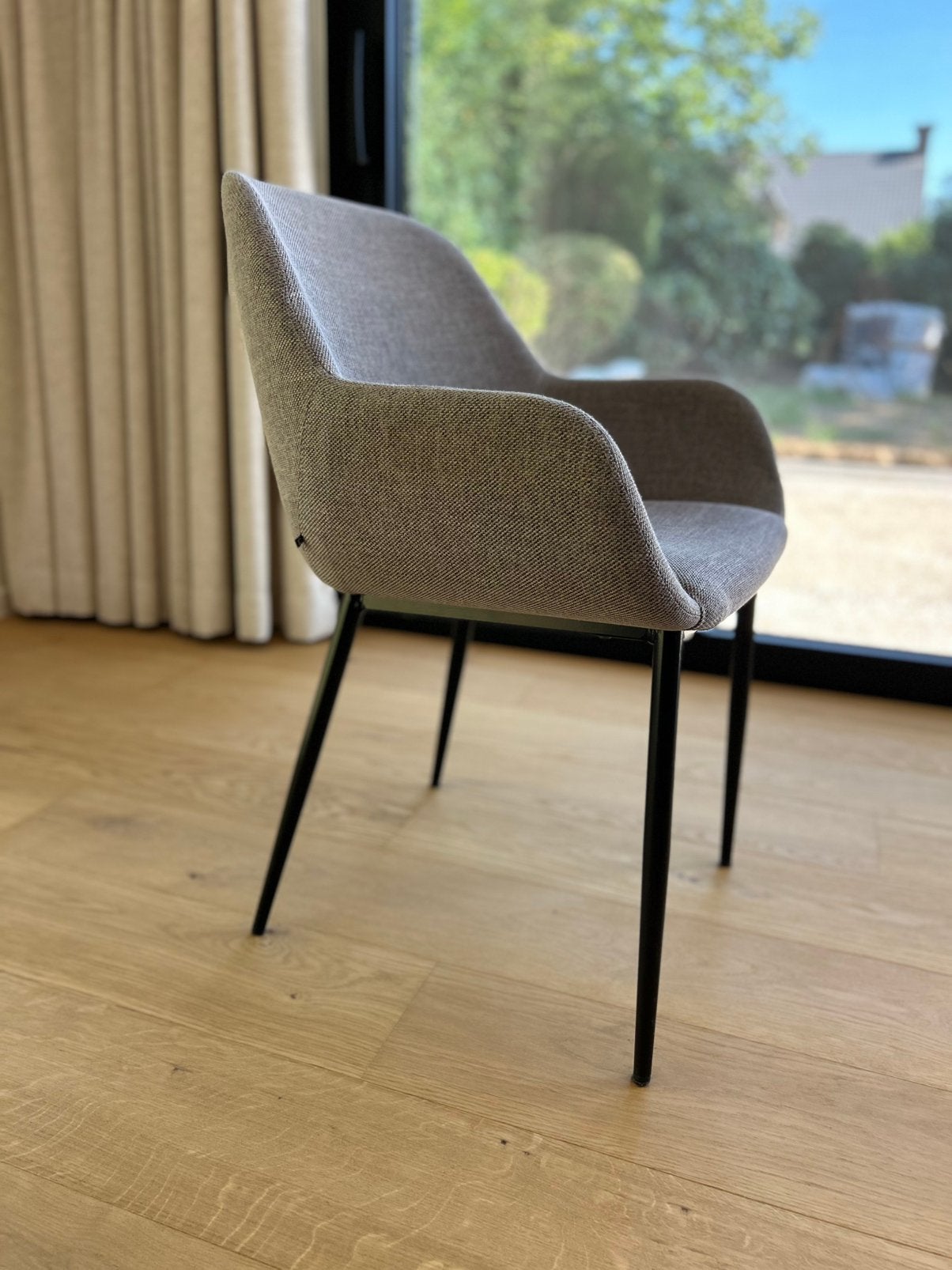 Eetkamerstoelen - 6 stuks, Ophalen, Zo goed als nieuw, Vijf, Zes of meer stoelen, Stof