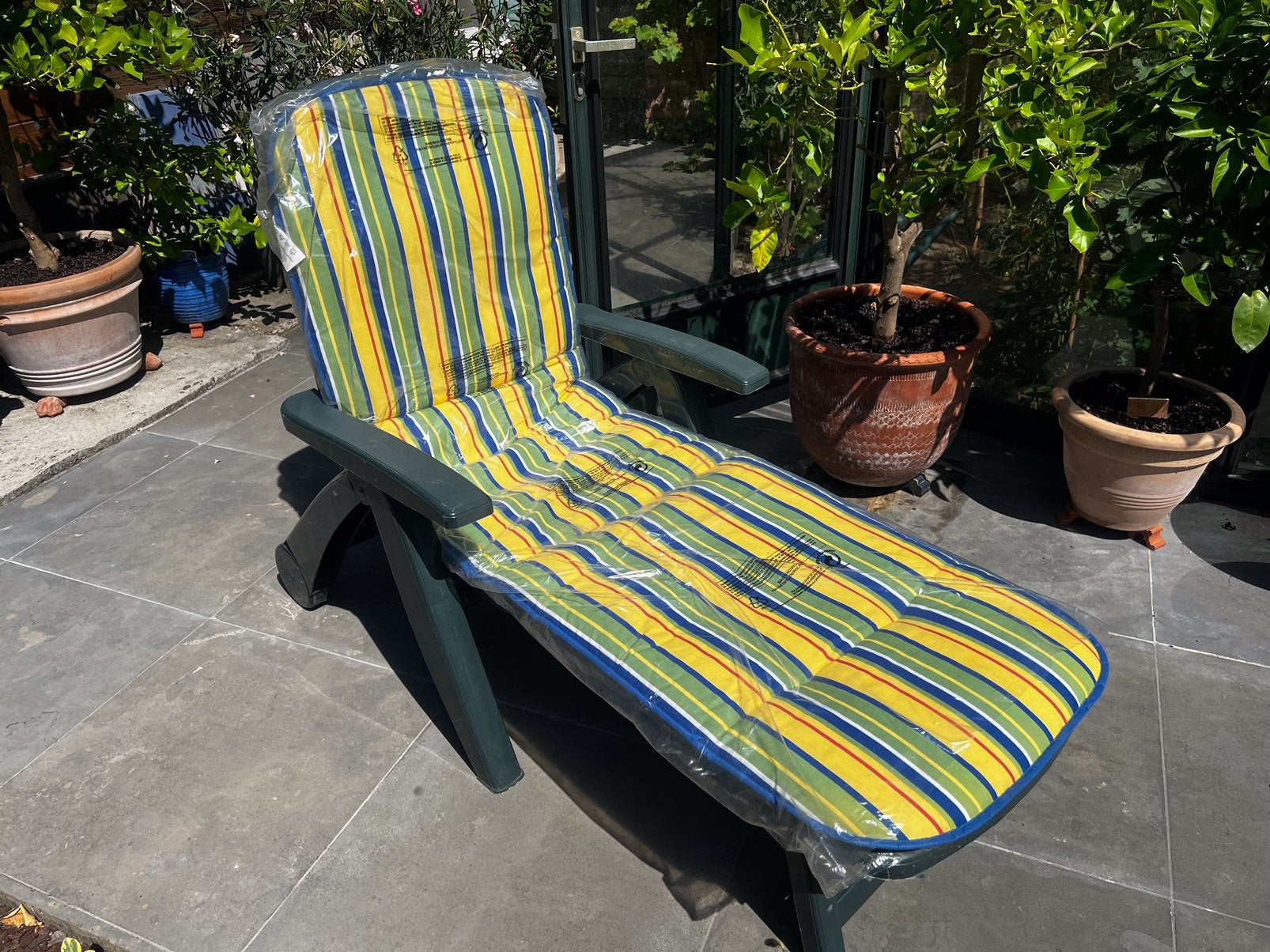 Ligzetel Jardin, Tuin en Terras, Ligbedden, Ophalen, Zo goed als nieuw