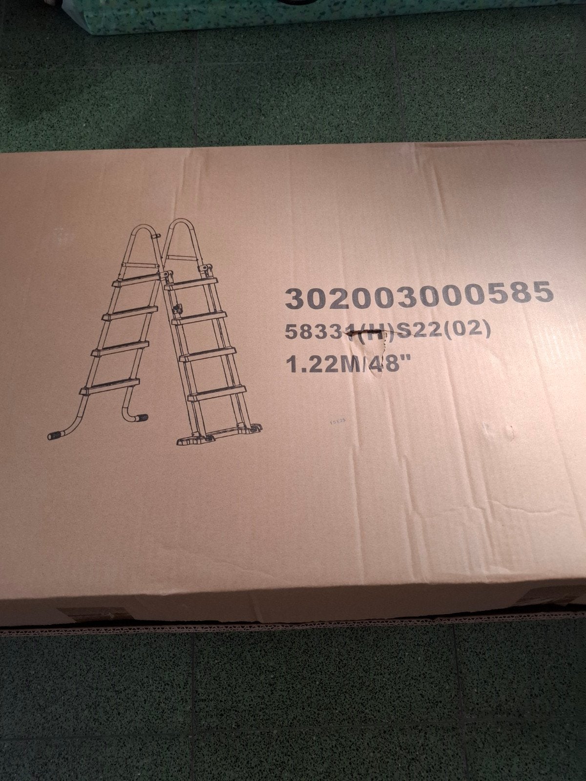 Trap zwembad te koop, Ophalen
