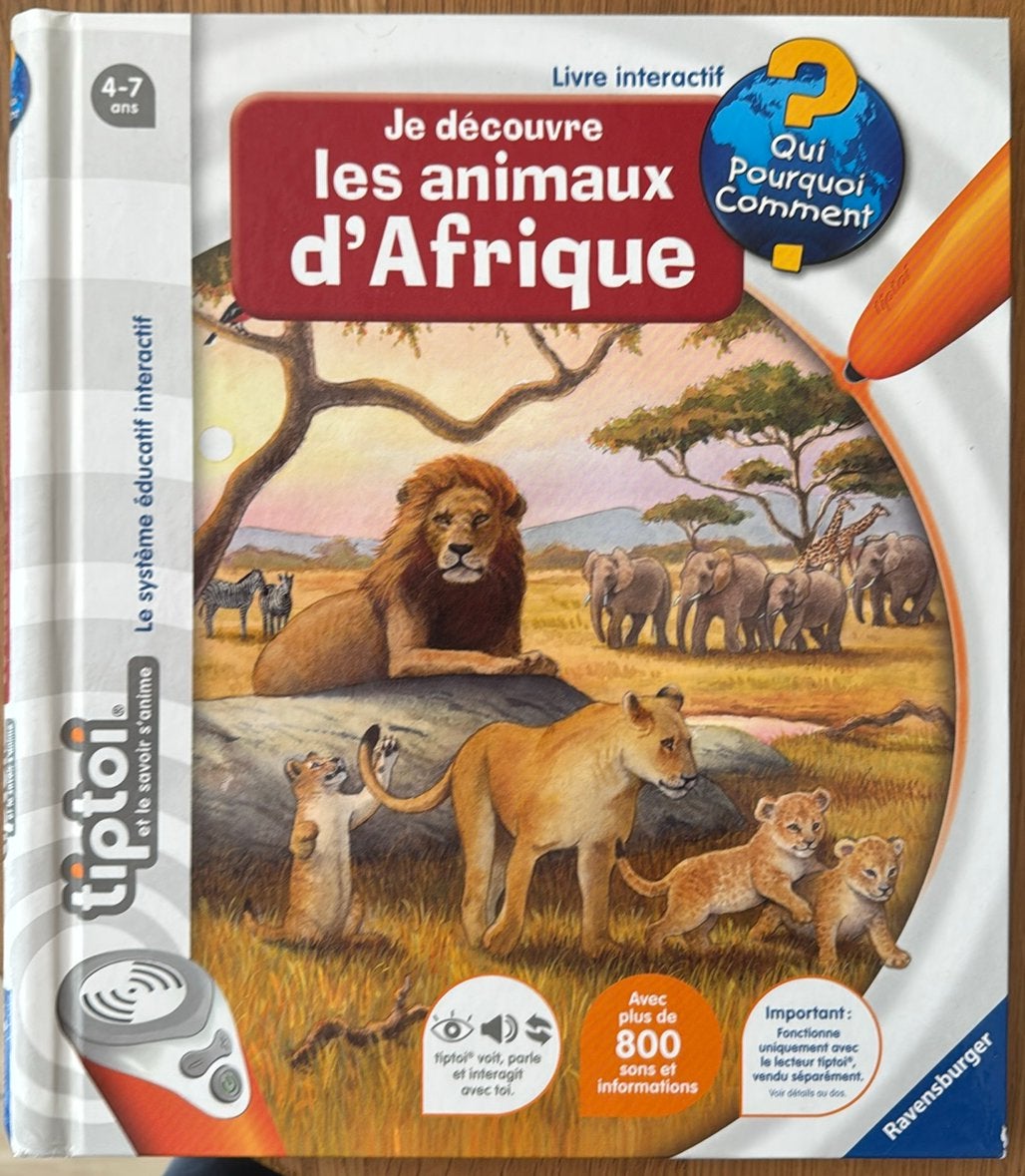 TIPTOI : Je découvre les animaux d’Afrique, Enfants & Bébés, Enlèvement ou Envoi, Utilisé