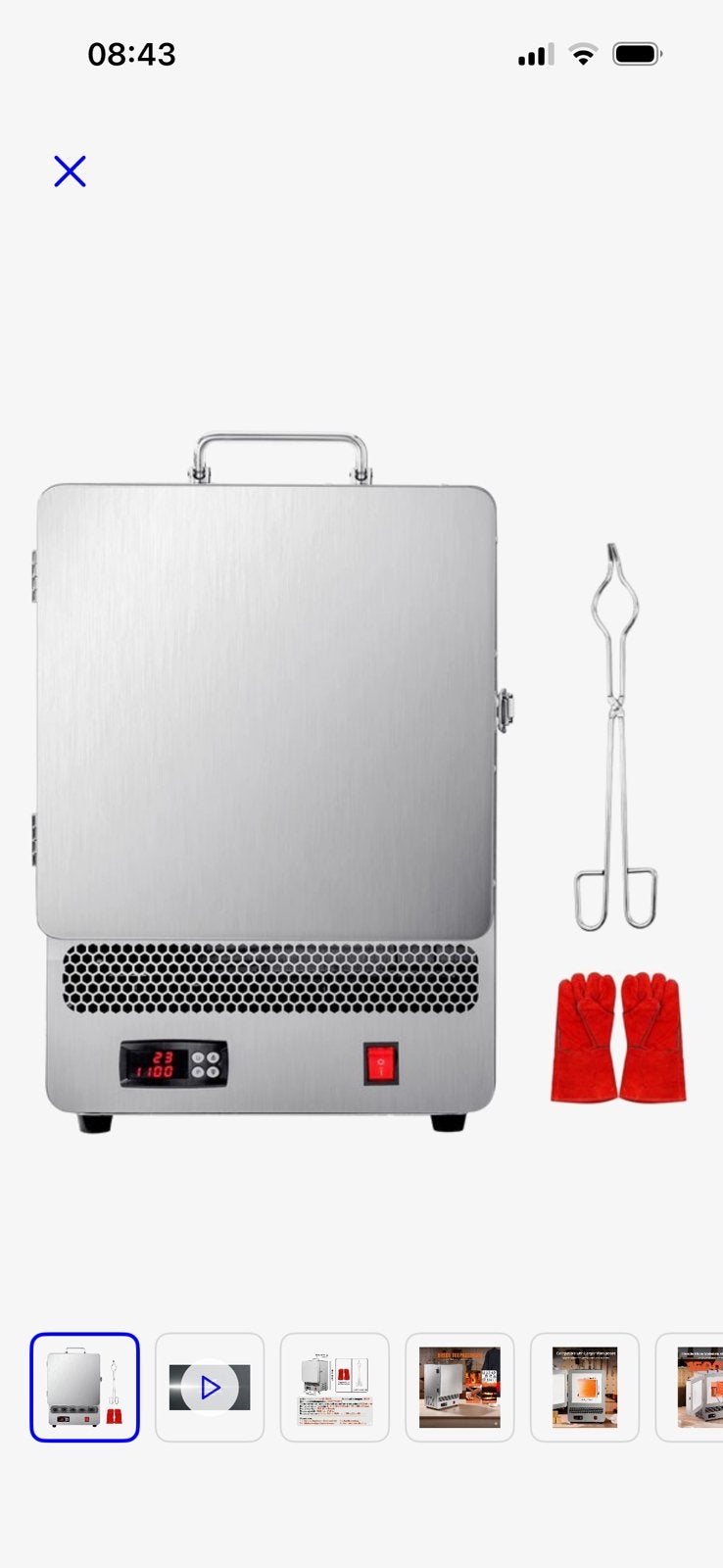 Nieuwe elektrische smeltoven 1500W, Enlèvement, Neuf