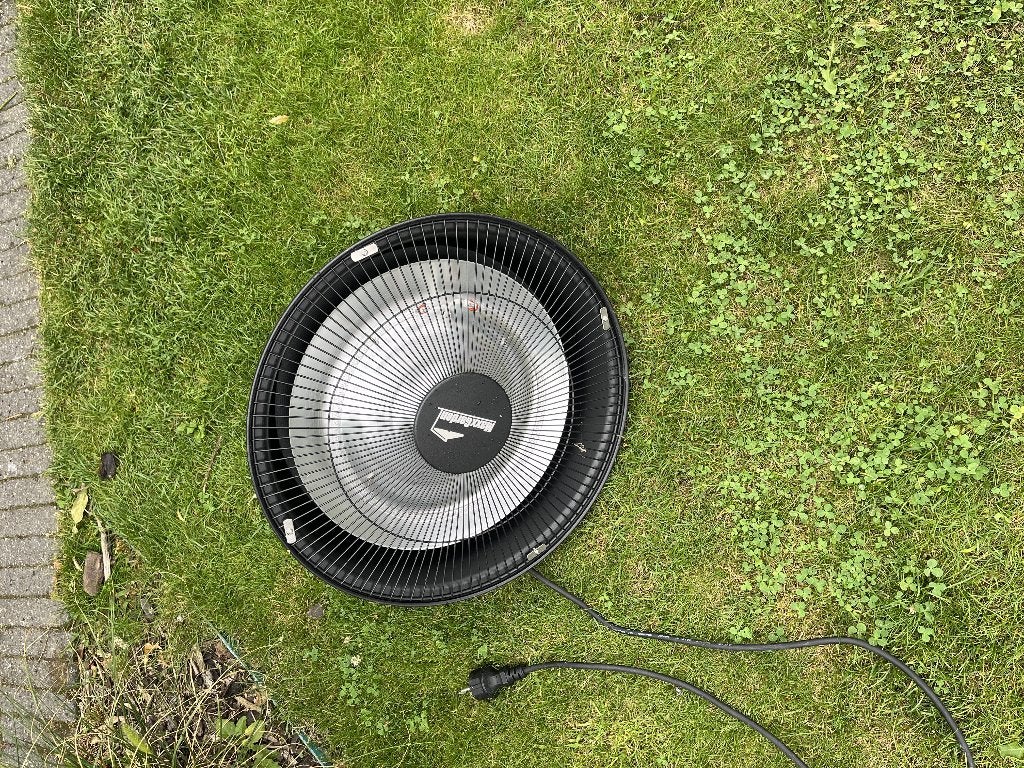 terrasverwarmer, Ophalen, Zo goed als nieuw