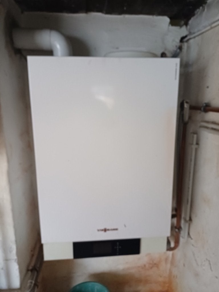 gascondensatieketel Viessmann VITODENS 222-W combi, Ophalen, Gebruikt, 20 tot 100 liter, Aardgas