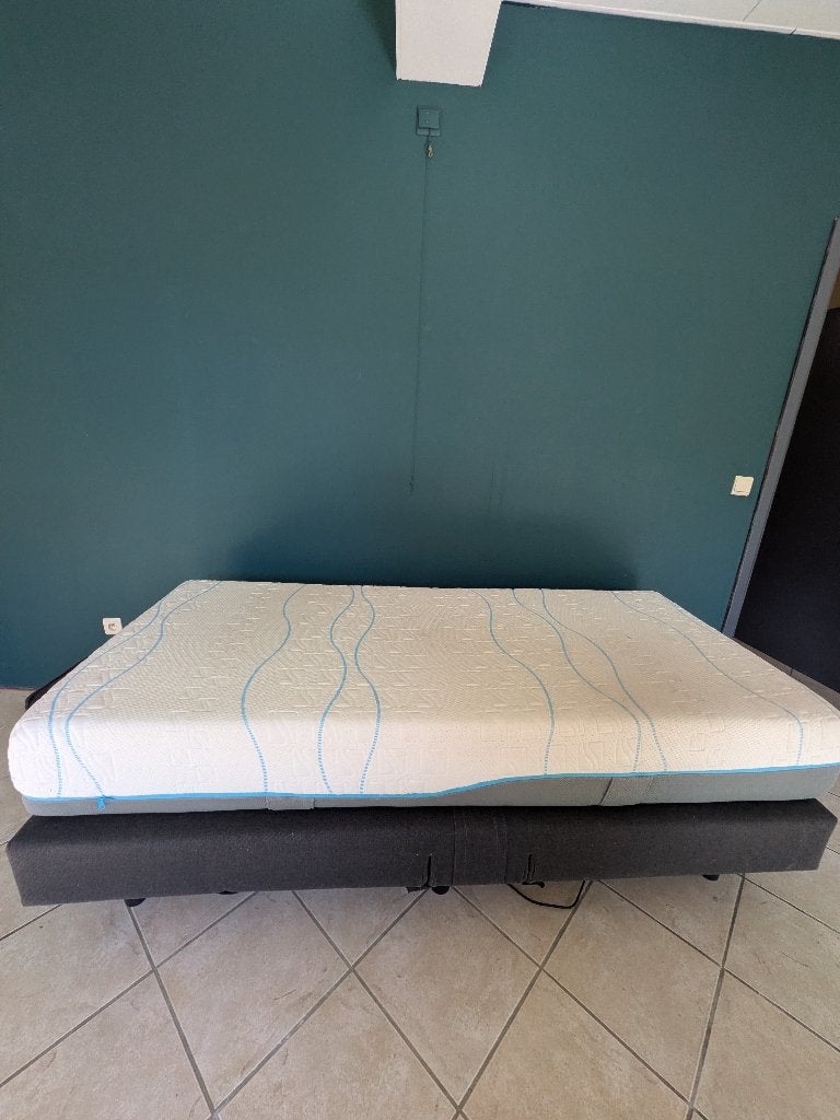 1 persoon elektrische boxspring, Ophalen, 90 cm, Eenpersoons, Zo goed als nieuw