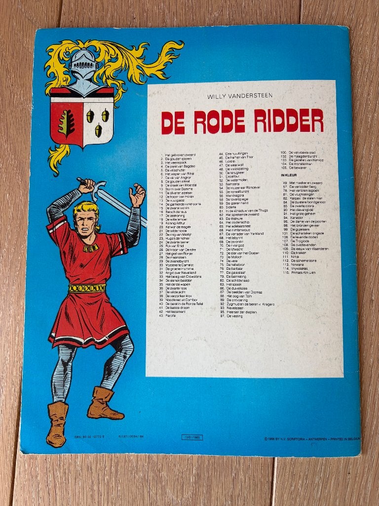 Strip, De Rode Ridder: de drie Huurlingen, Meerdere stripboeken, Ophalen of Verzenden, Gelezen, Willy Vandersteen