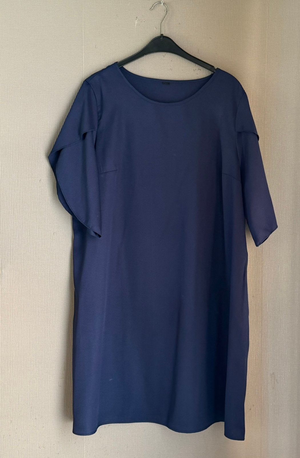 Luchtige blauwe zomer jurk (50), Kleding | Dames, Grote Maten, Ophalen, Nieuw, Jurk