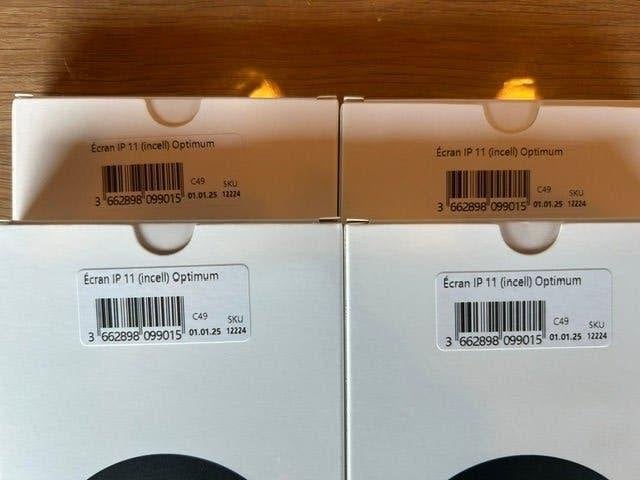 Iphone 11 ( Incell Optimum ) scherm compleet, Telecommunicatie, IPhone 11, Zwart, Overige typen, Nieuw