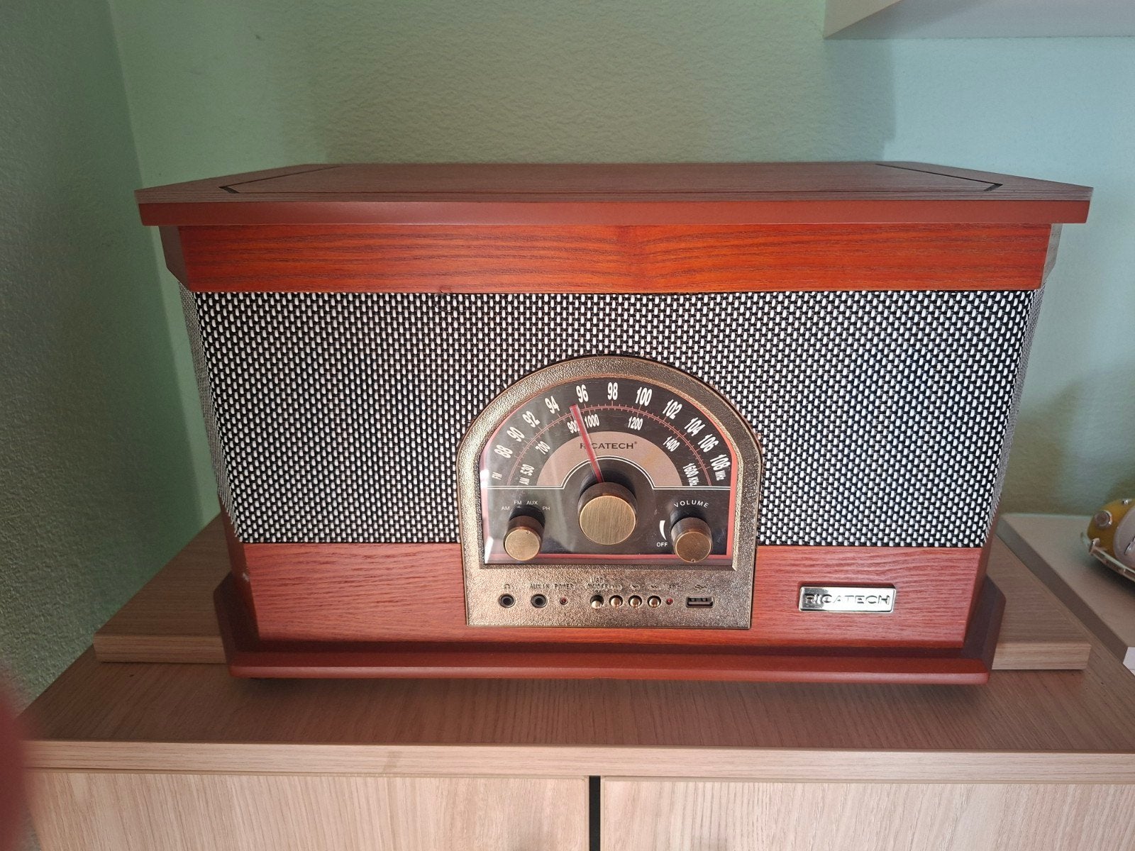 ricatech platenspeler als nieuw, Audio, Tv en Foto, Platenspelers, Ophalen, Platenspeler