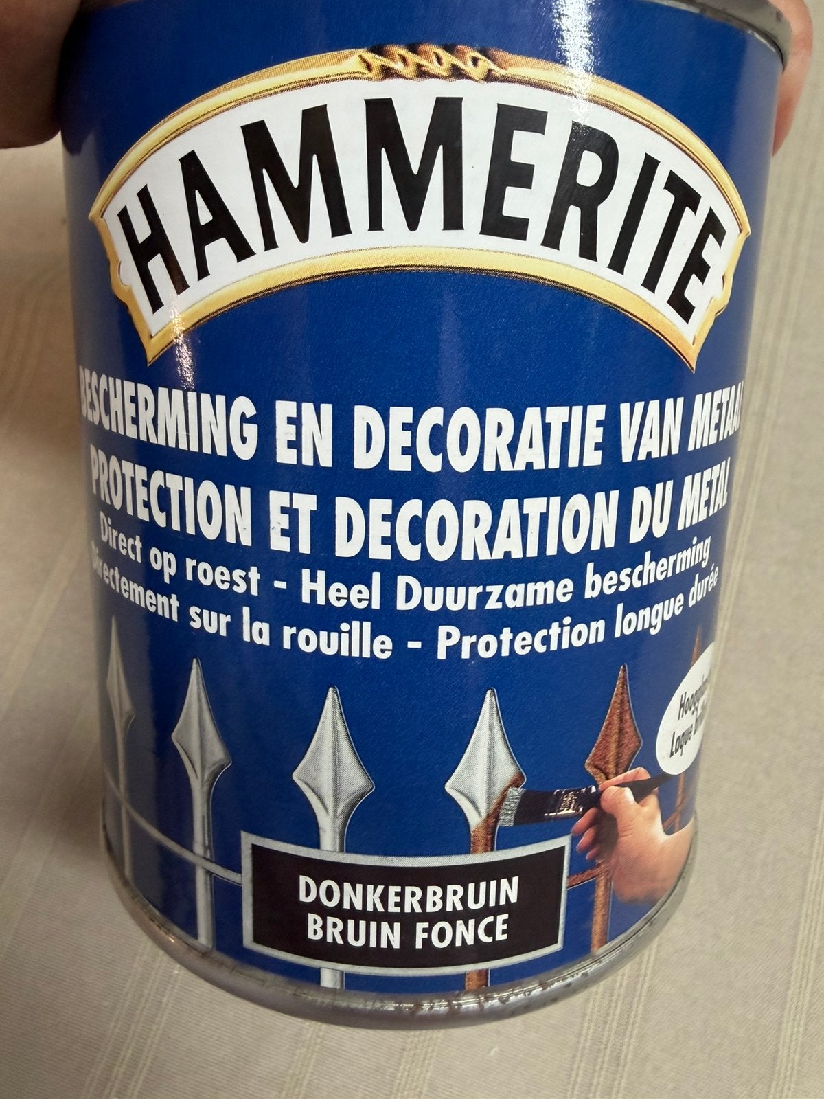 Hammerite donkerbruin 0,75liter, Ophalen of Verzenden, Nieuw