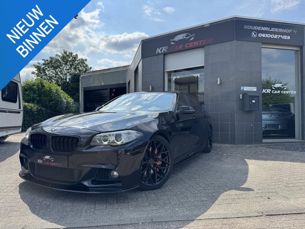 BMW 5-serie 535xd M Sport High Executive HUD-XENON-MEMORY, Auto's, Automaat, 4 deurs, 230 kW, Gebruikt
