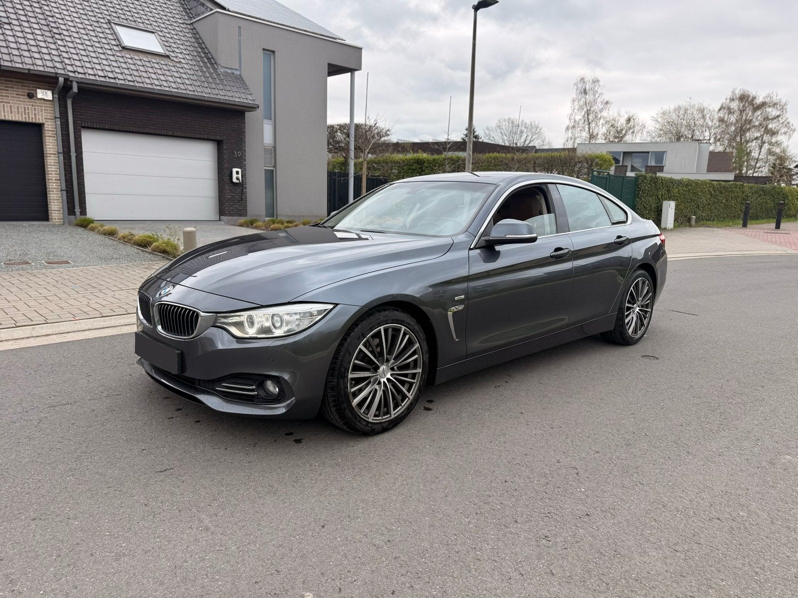 Bmw 420d Grand Coupé Luxury individual, Auto's, BMW, Leder, Bedrijf, 5 deurs, Zilver of Grijs