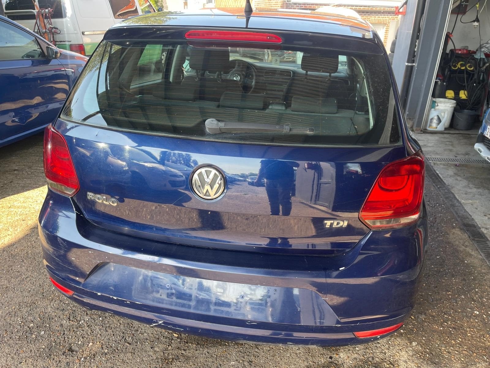 VOLKSWAGEN POLO 1.6TDI, Auto's, Volkswagen, Euro 5, Blauw, https://public.car-pass.be/vhr/c19a7204-073b-4bb3-b3d1-3caace1e6f94