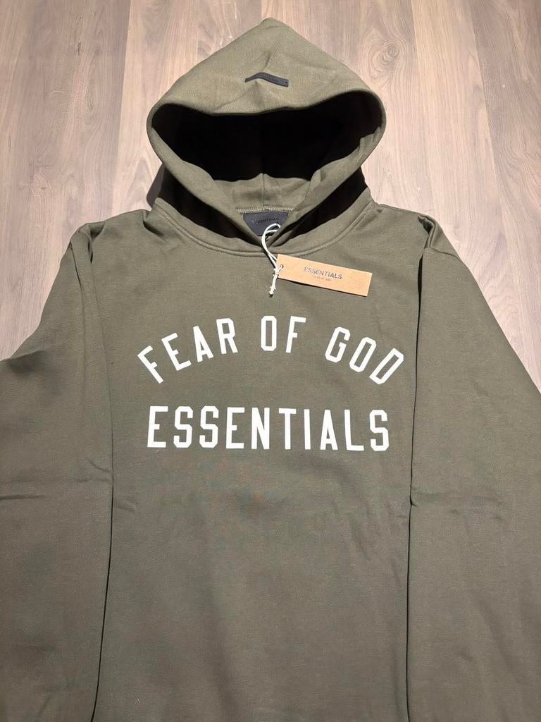Essentials traingspak Fear of God Green, Kleding | Heren, Ophalen of Verzenden, Nieuw, Maat 48/50 (M), Groen