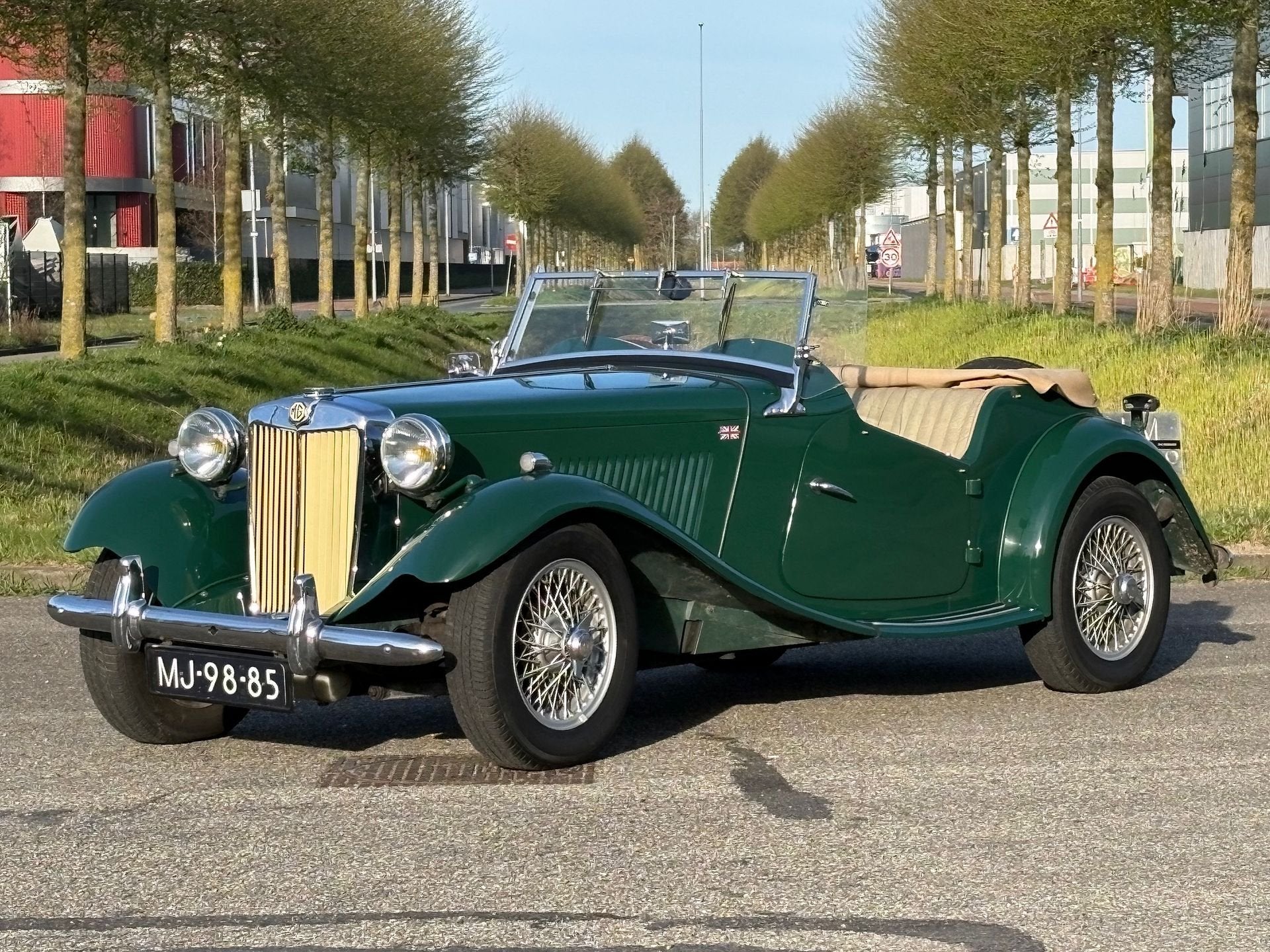MG TD, Autos, MG, Autres modèles, Achat, Intérieur cuir, Beige
