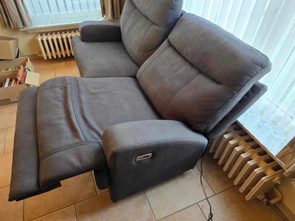 Elektrische relax-zetel 3-zit – 2x elektrisch verstelbaar, Ophalen