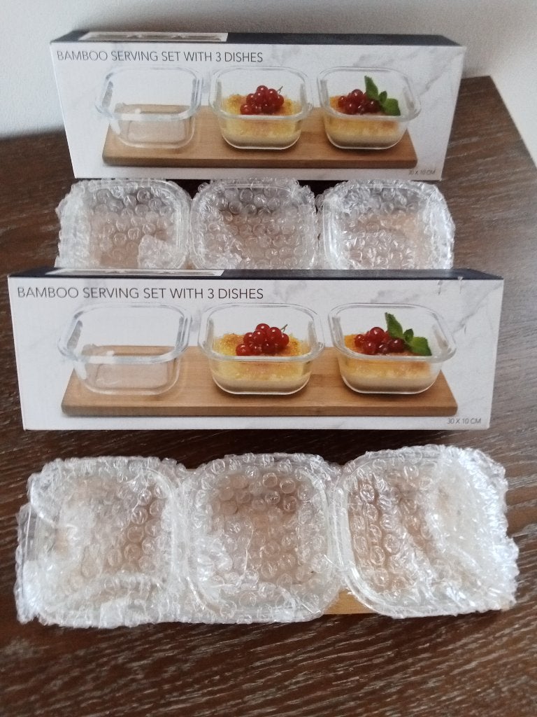 Tapas schaaltjes, Huis en Inrichting, Ophalen, Nieuw, Effen, Glas