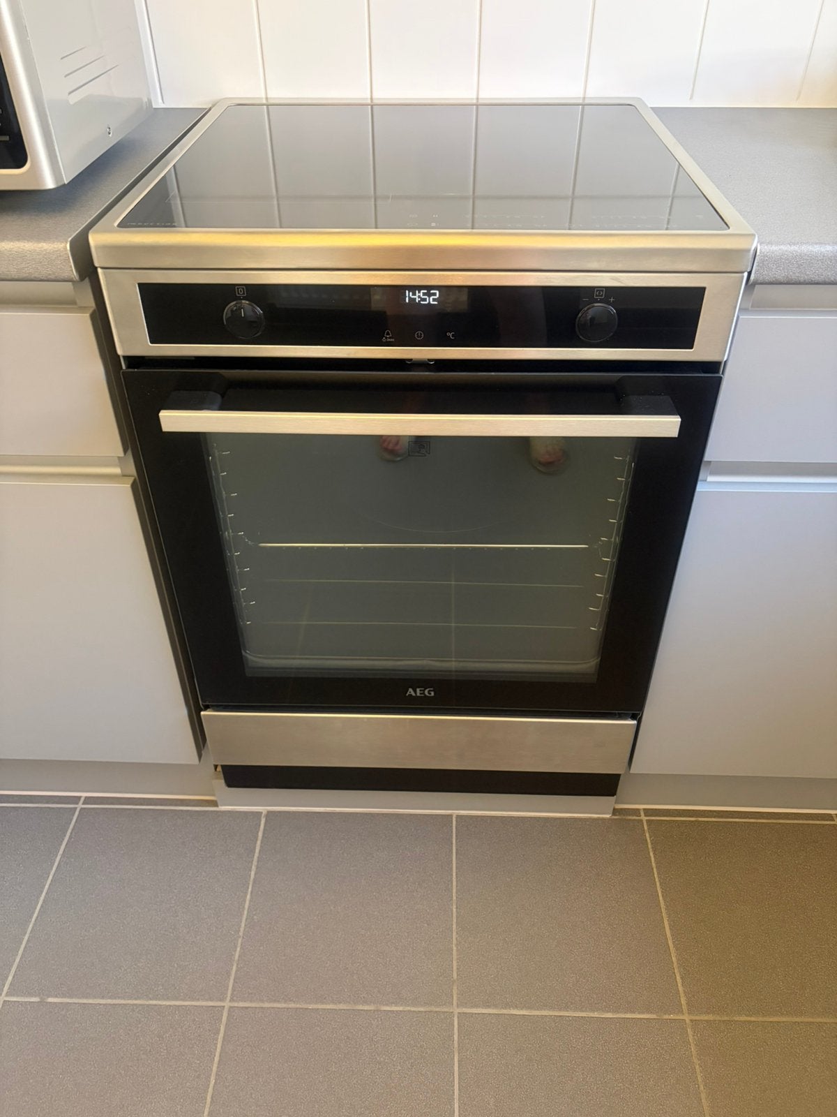 Inductie fornuis AEG 60 cm, Ophalen, Zo goed als nieuw, Inductie