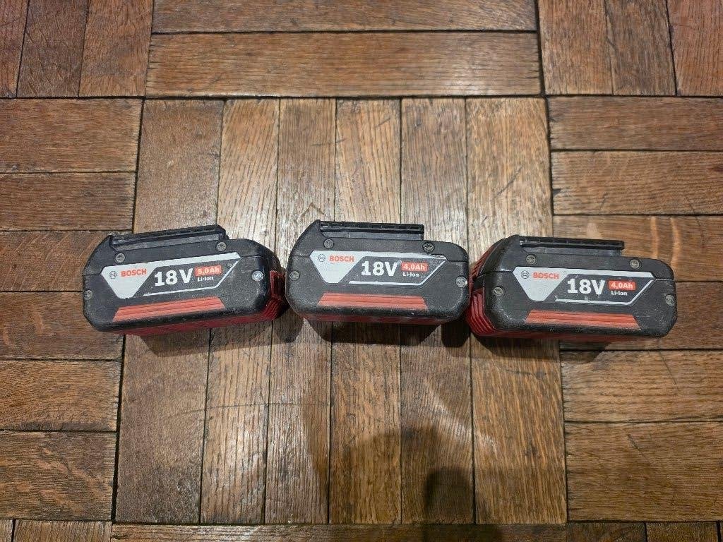 3x Batteries Bosch pro, Enlèvement ou Envoi, Utilisé