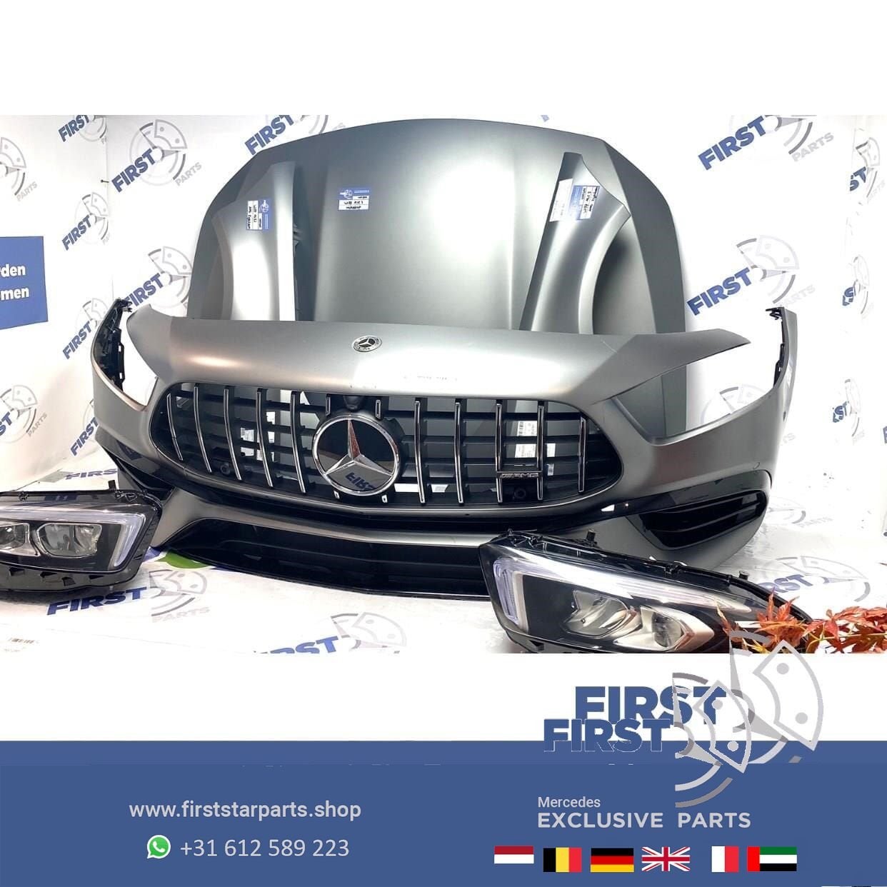 W177 V177 A45S A45 A KLASSE AMG VOORKOP GT 2018-2022 GRIJS M, Arrière, Utilisé, -, -