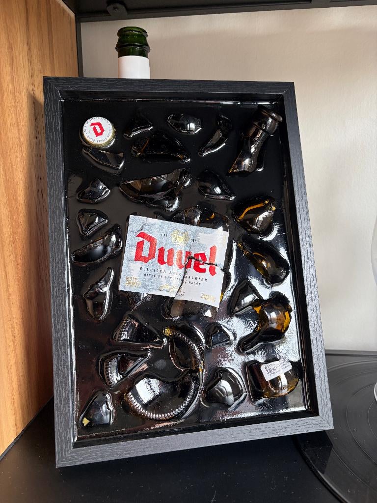 Duvel epoxy fotokader, Verzamelen, Biermerken, Ophalen of Verzenden, Nieuw, Overige typen, Duvel
