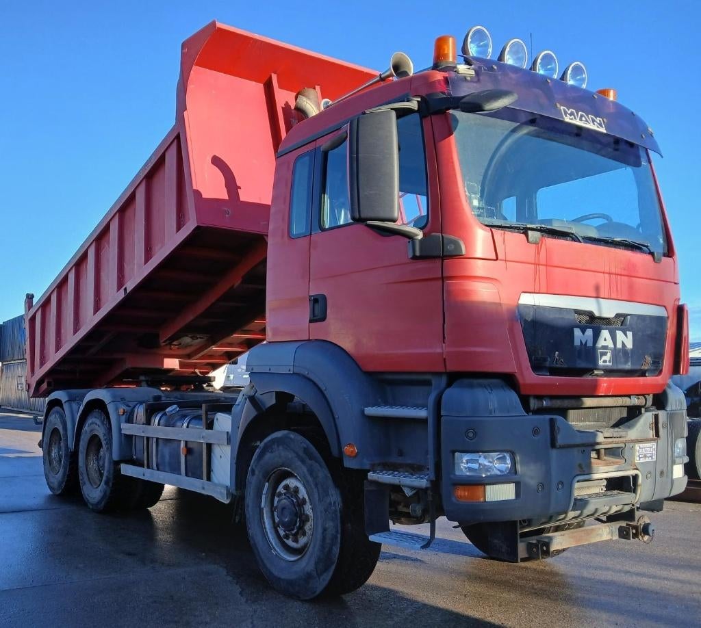 MAN TGS 440pk  6x6 kipper - trekker (57), Auto's, MAN, Bedrijf, Euro 4, Te koop