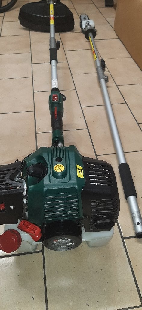 Débroussailleuse à lame et fil + perche d' élagage état neuf, Ophalen, Benzine, 30 tot 50 cm, Parkside