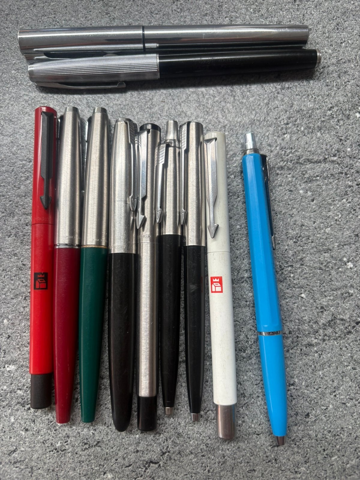 9 keer parker en 2 keer waterman, Enlèvement ou Envoi, Comme neuf, Waterman