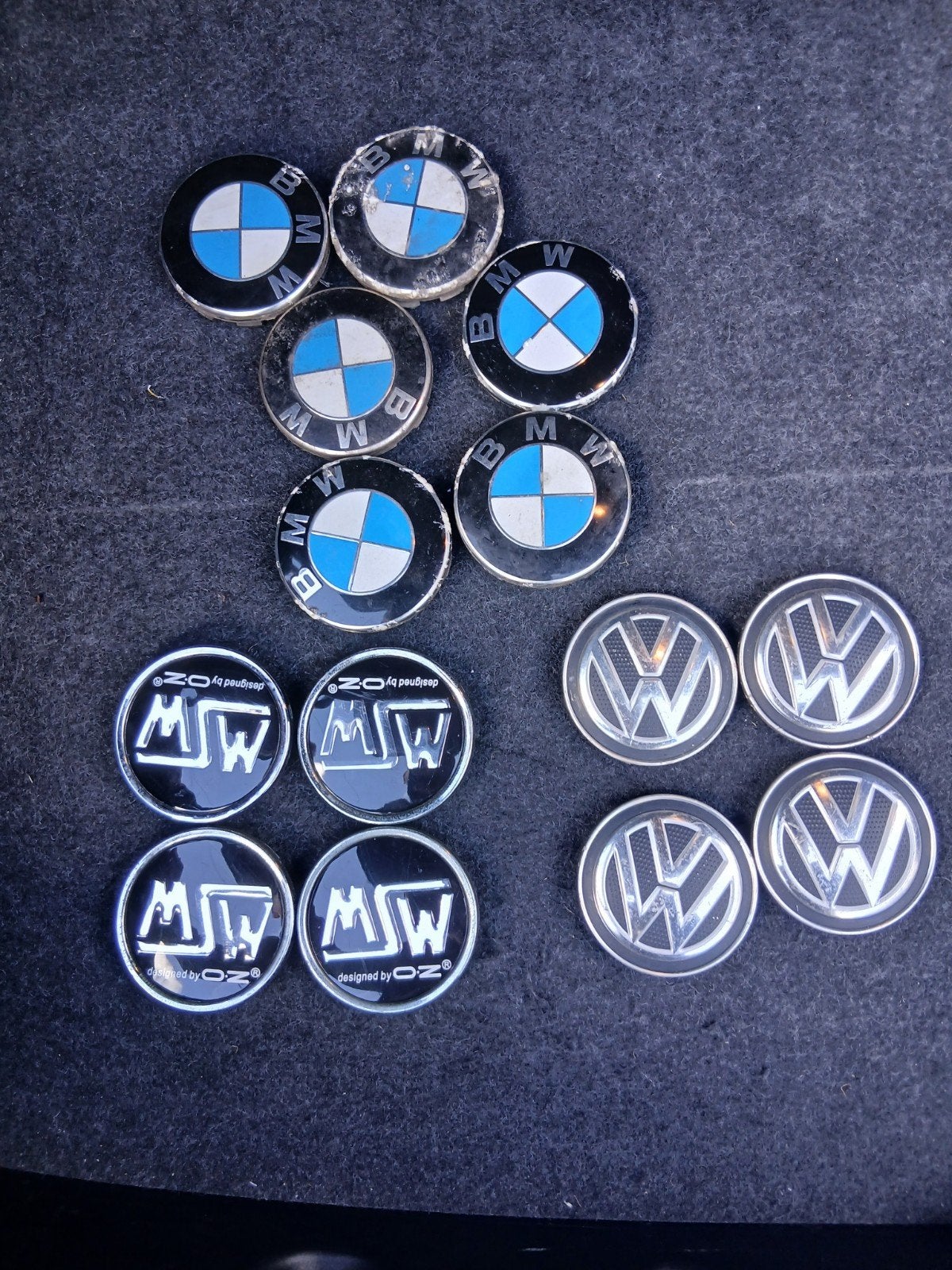 naafdoppen BMW,VW,0Z, Ophalen