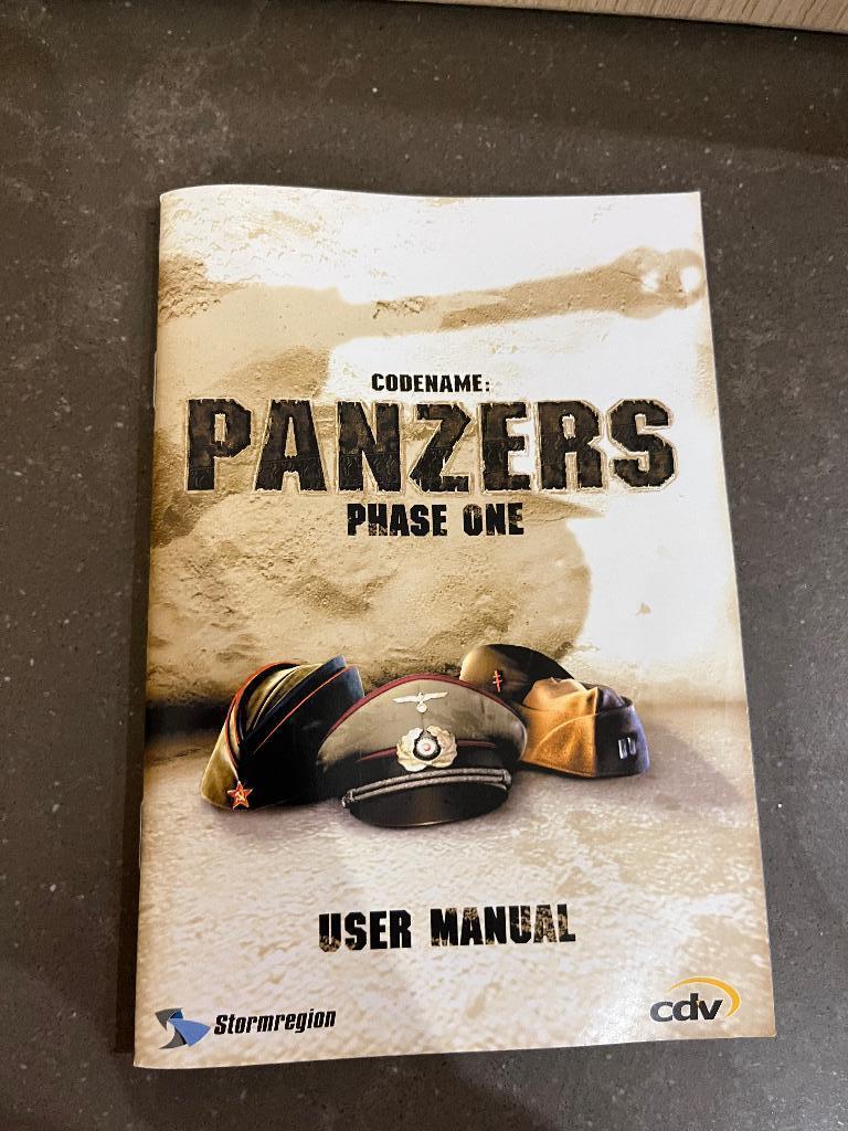 Pc Cd-Rom - codename: panzers - phase one - perfecte staat, Enlèvement ou Envoi, Comme neuf, Combat, À partir de 12 ans