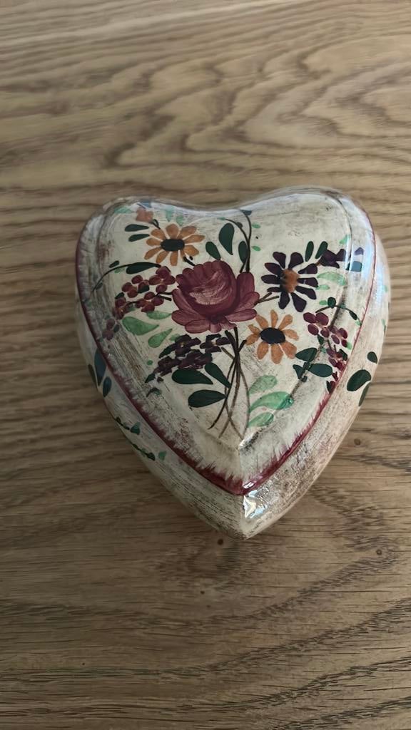 Coeur en céramique, Faiencerie Jemappes, Enlèvement ou Envoi