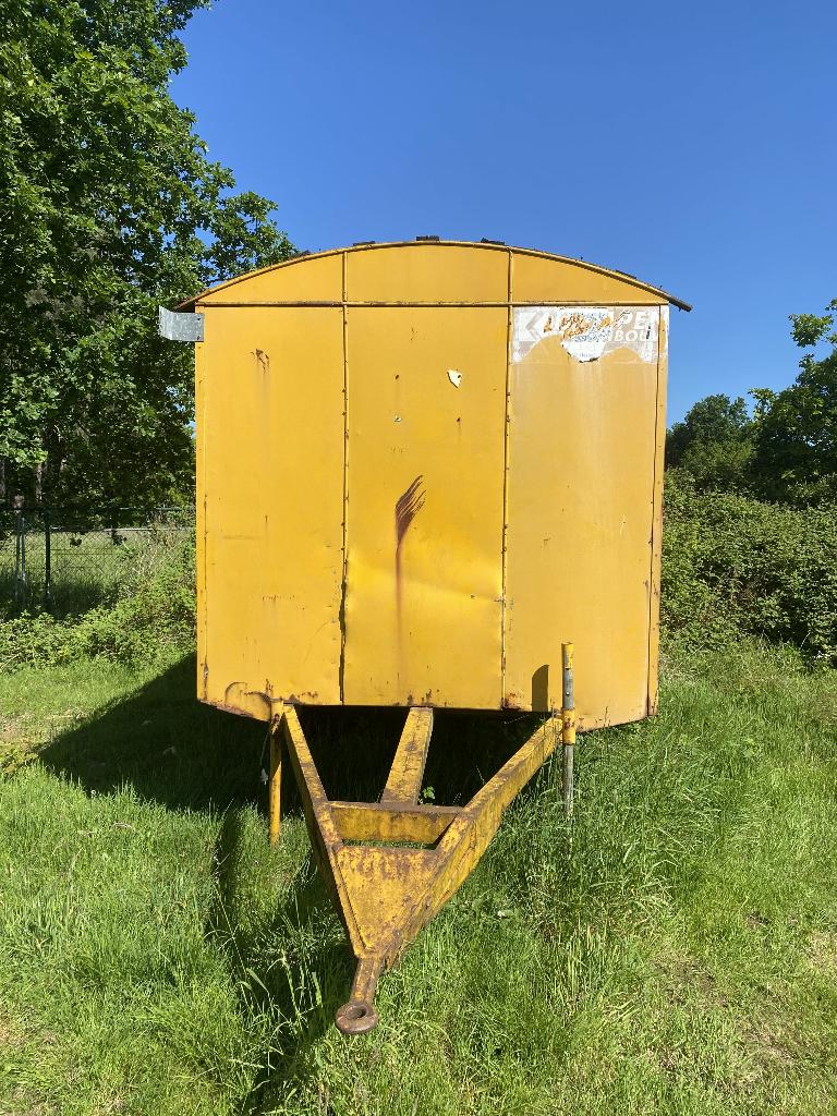 Metalen Werfkeet/materiaalwagen, Ophalen, Gebruikt