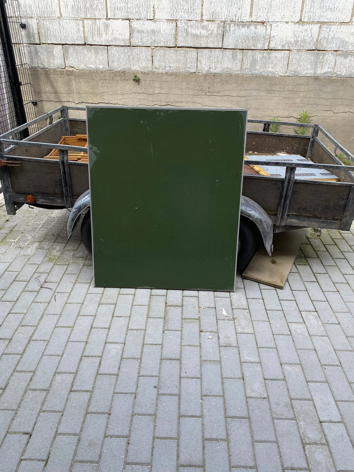 Krijtbord, Ophalen, Gebruikt