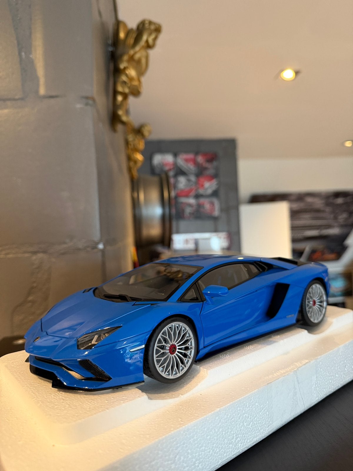 AutoArt Lamborghini Aventador S, Ophalen of Verzenden, Zo goed als nieuw