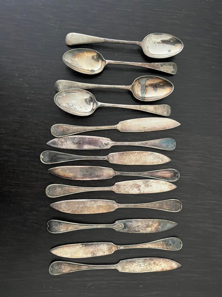 Zilver bestek, Antiek en Kunst, Ophalen of Verzenden