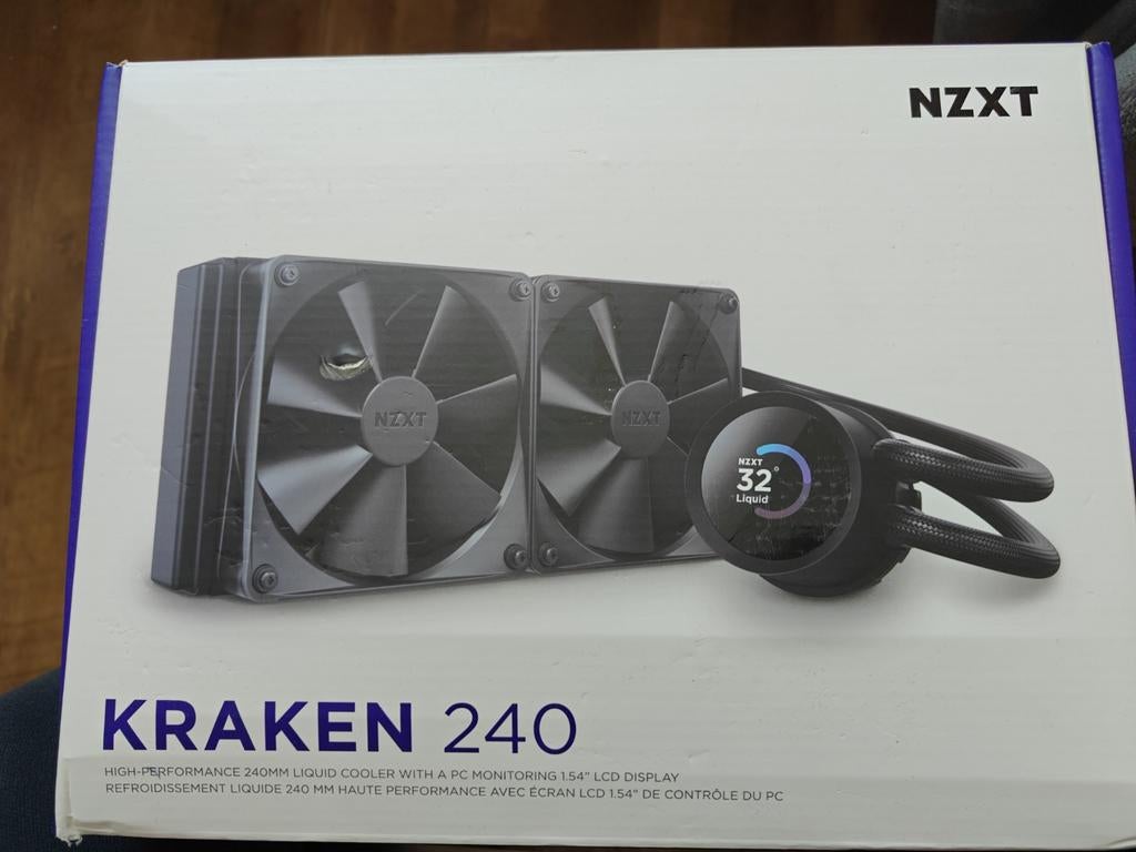 NZXT Kraken 240 AIO, Computers en Software, Computerkoelers, Ophalen