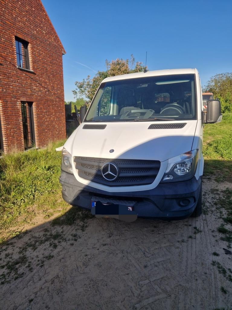 Mercedes Sprinter bus 316 bluetec 8+1 zitplaatsen, Auto's, 4 deurs, 4 cilinders, 2000 kg, Wit