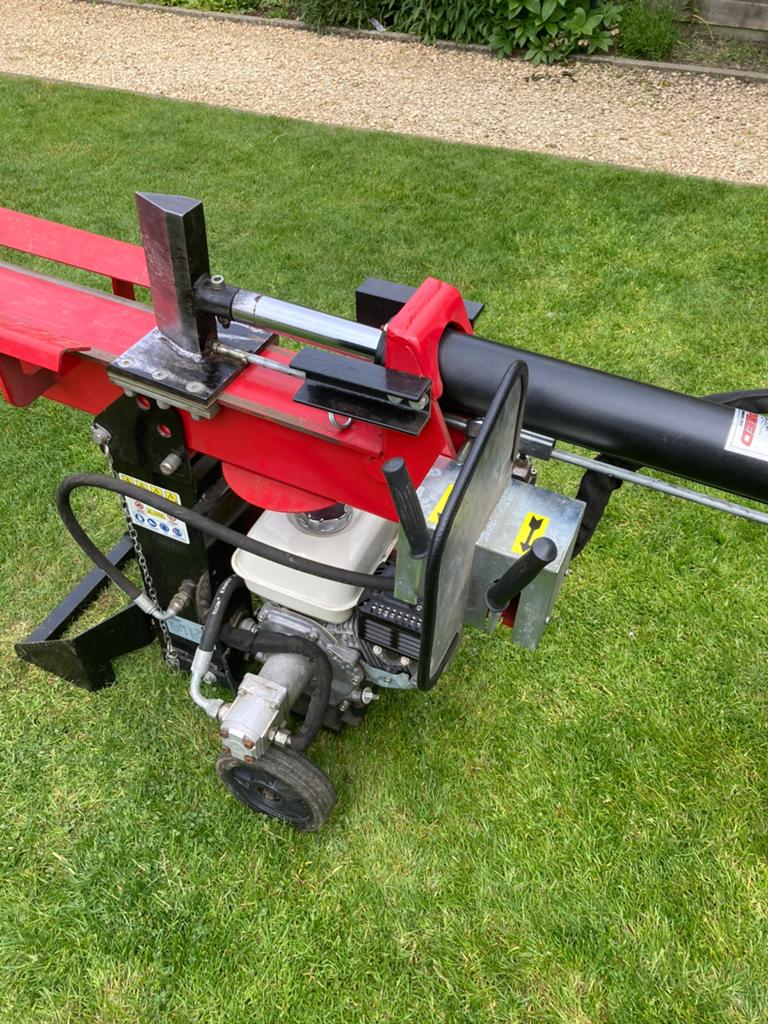 Houtkliever woodline 10T met honda benzine motor, Tuin en Terras, Ophalen of Verzenden, Zo goed als nieuw, Benzine