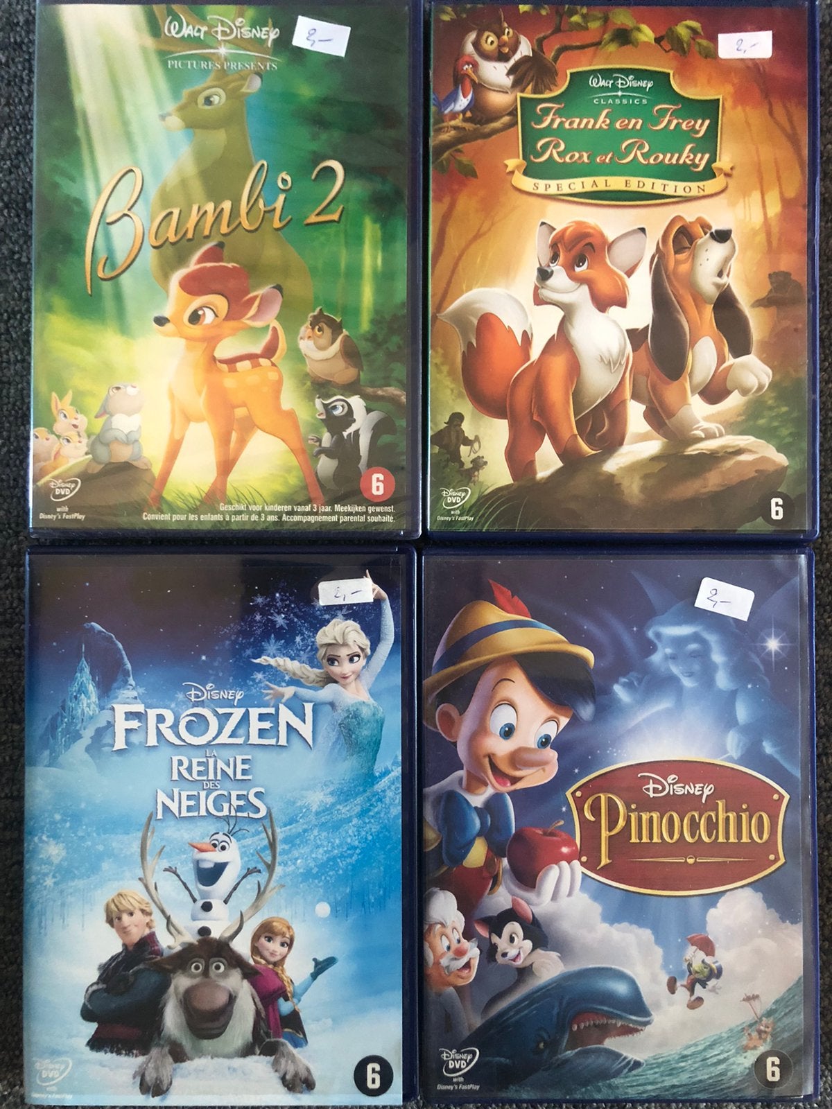 DVD tekenfilms Walt Disney / Pixar / Dreamworks / andere, Enlèvement ou Envoi, Comme neuf