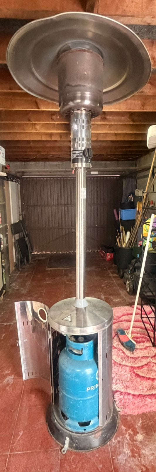 Terrasverwarmer, Ophalen, Gebruikt, Gas, Vloer
