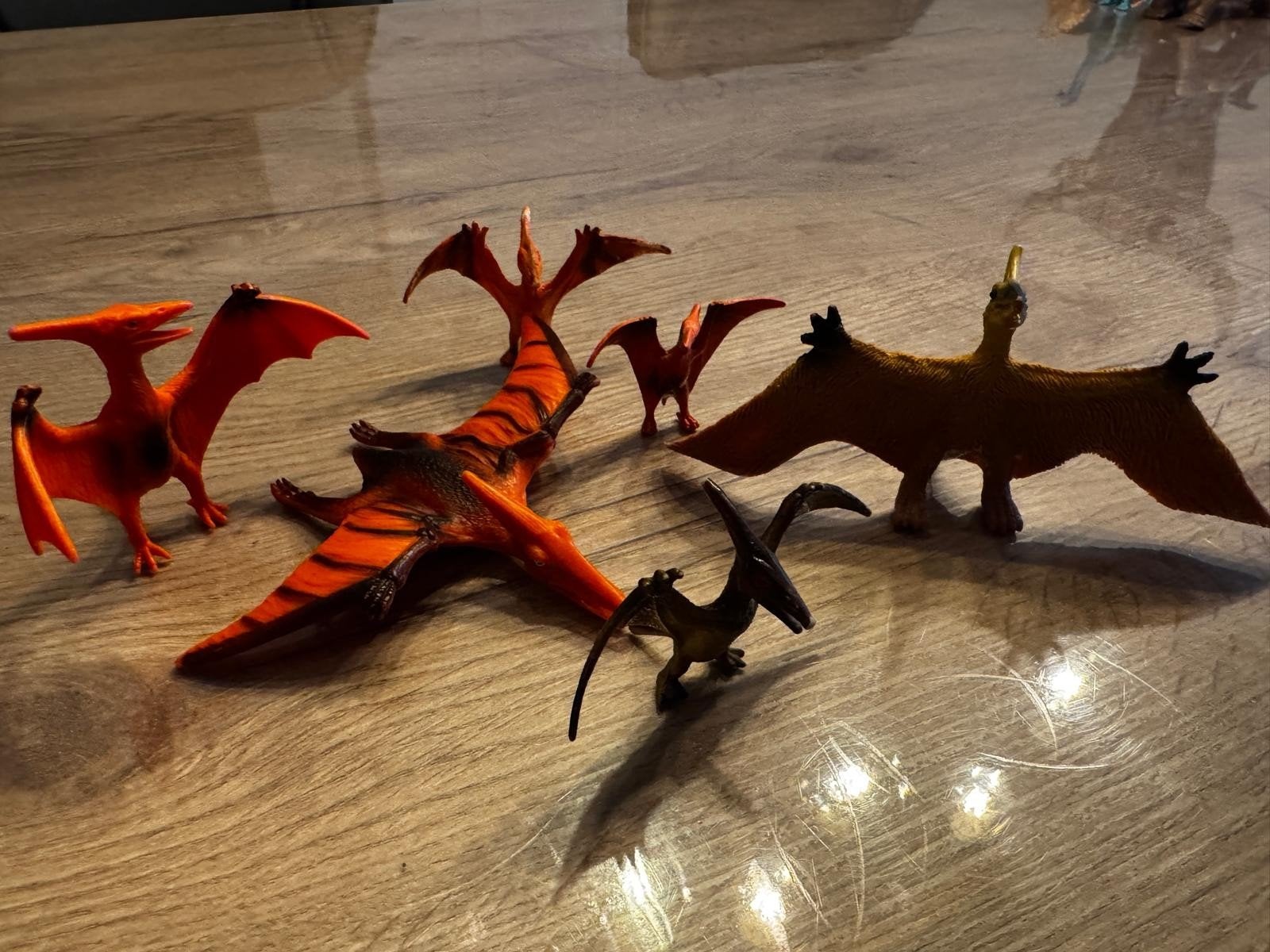 6 vliegende dinosaurussen – Pterosauriërs set, Verzamelen, Ophalen