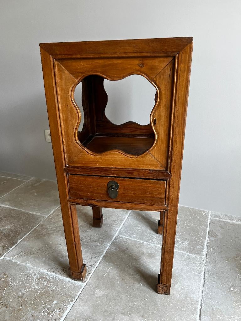 Console (stele) chinoise antique en bois, Enlèvement