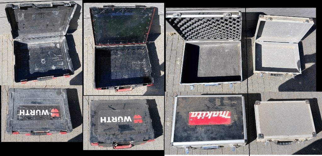 Gereedschapskoffers (Wurth, Makita, merkloos), Ophalen of Verzenden, Gebruikt